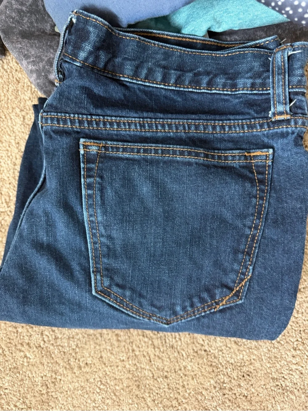 Banana Republic Men's Relaxed Dark Blue Jeans